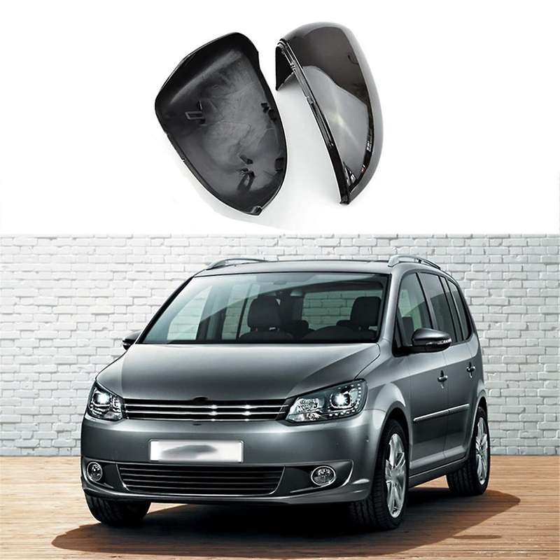 2x Car Black Rear View Mirror Cover for Golf 7 7.5 Jialu 2014-2018 Rear View Mirror Modification Par