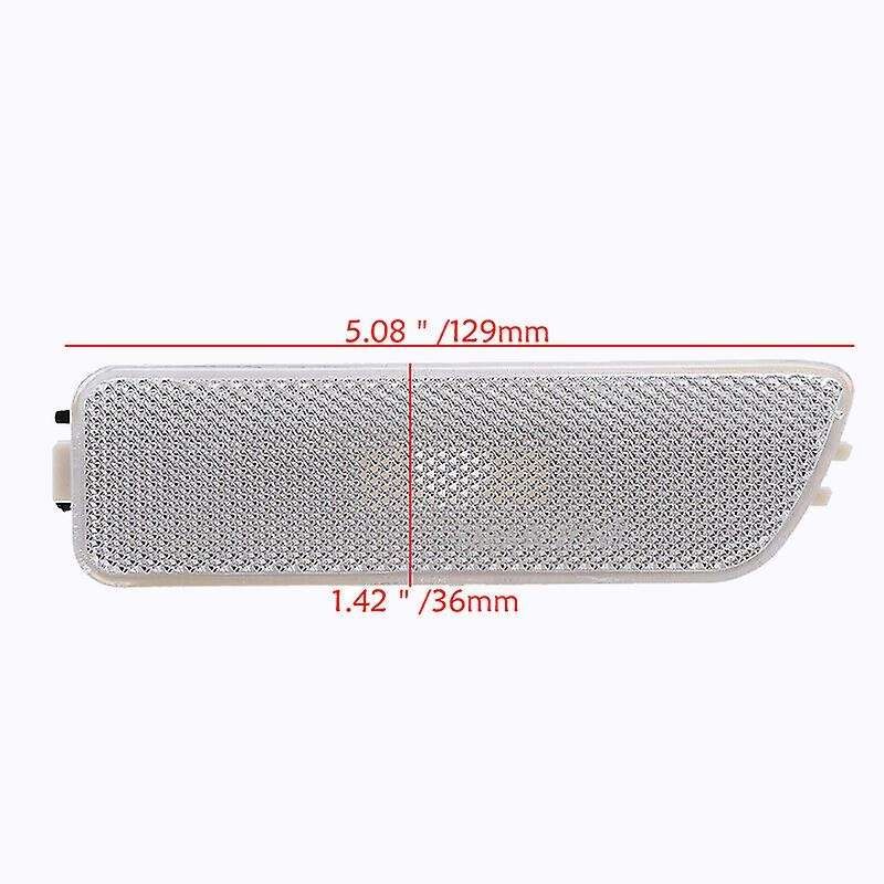 2X Car Front Bumper Side Marker Light Turn Signal Light Lamp Repeater for GOLF MK4 1999-2005