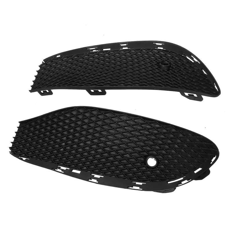 2X Car Front Bumper Fog Light Grille Fog Lamp Grill Cover for E Class W213 2016-2020 2138850822 2138