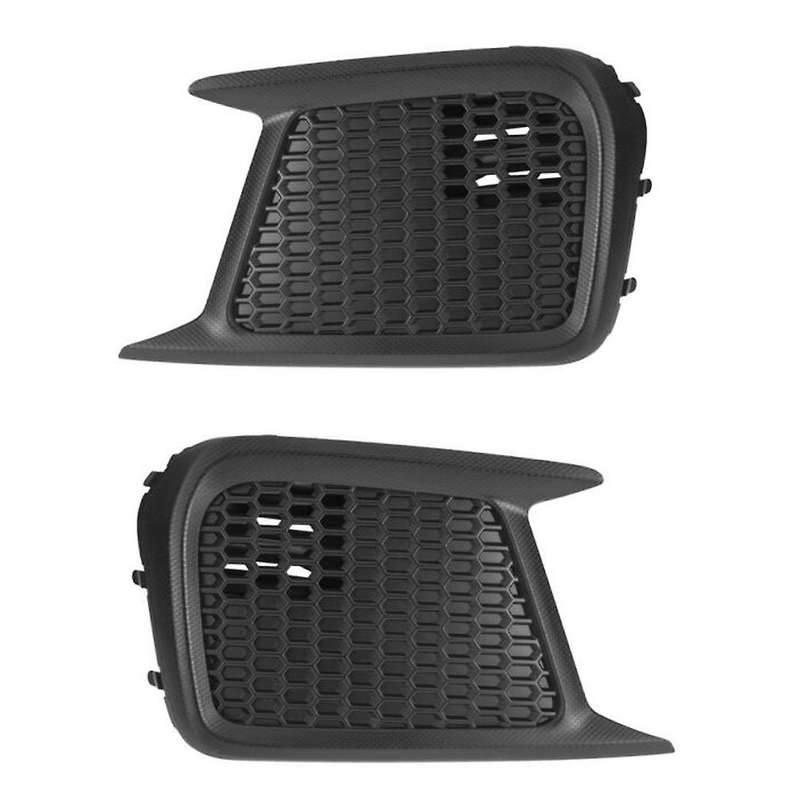 2X Car Front Grille Grill Lower Bumper Honeycomb Fog Light Cover Trim for 2018-2020 57731VA400 57731