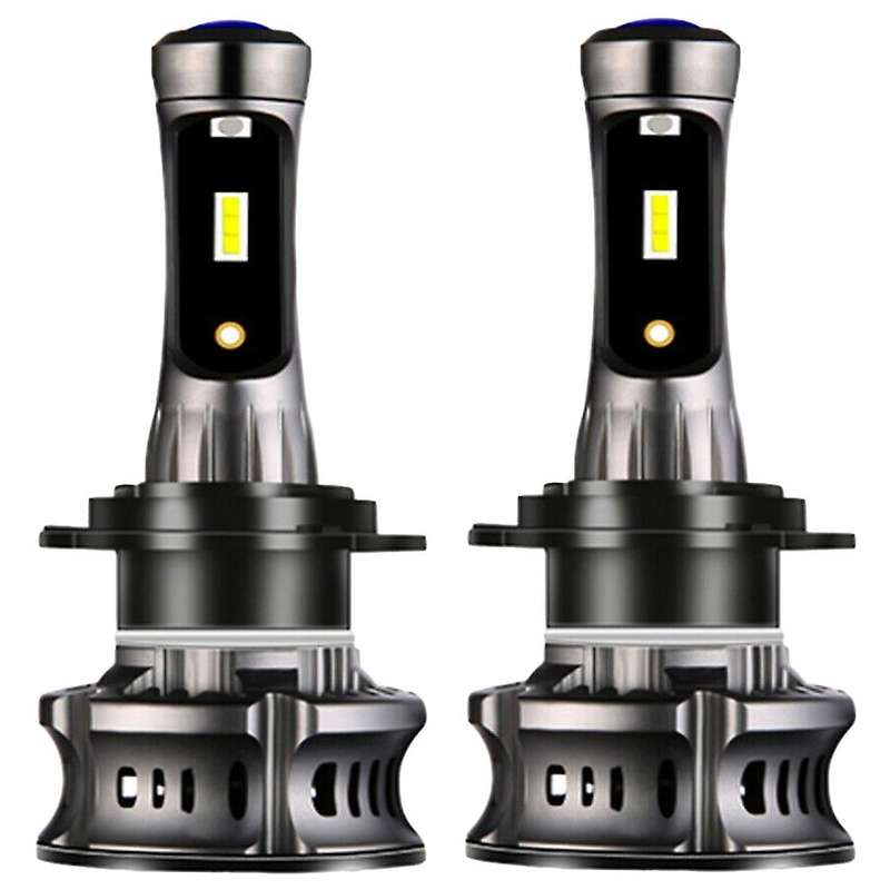 2X Car H7 Led 6000K 8000K Headlight Bulbs Canbus Error Free High Low Beam Drl for Car