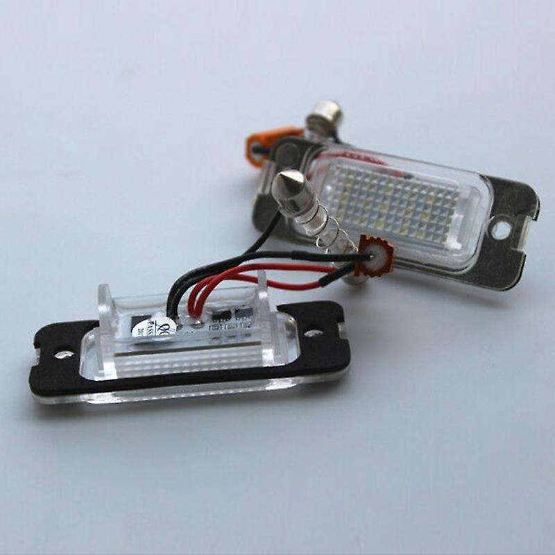 2X Car Led License Plate Light License Plate Light for - W163 W164 X164 ML GL