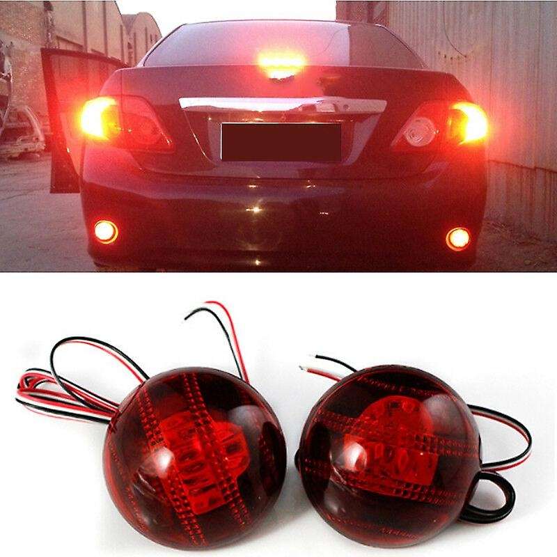 2X Car LED Rear Bumper Lamp Reflector Tail Brake Light for 2007-2010