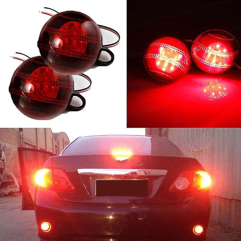 2X Car LED Rear Bumper Lamp Reflector Tail Brake Light for 2007-2010