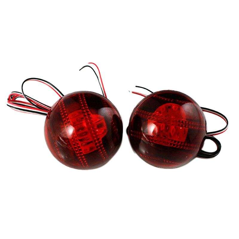 2X Car LED Rear Bumper Lamp Reflector Tail Brake Light for 2007-2010