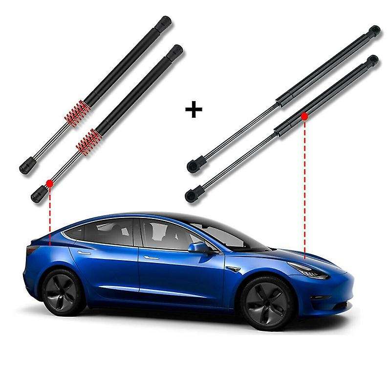 2X Car Lift Supports Front Hood & Rear Trunk for 2017-2020