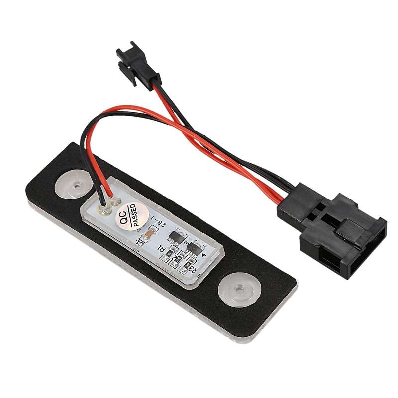 2X Car White Canbus Error Free Led License Plate Light for Roomster 5J Auto Warning Lamp