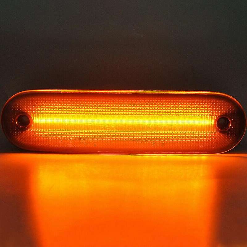 2X Car Smoked Yellow Front Led Side Marker Light for Miata MX-5 1990-2005