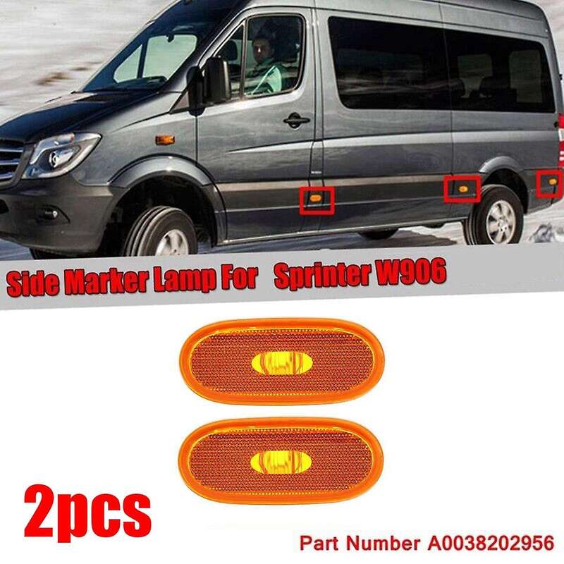 2x Car Side Marker for Sprinter W906 2006-2018 A0038202956 Side Signal Clearance Lights