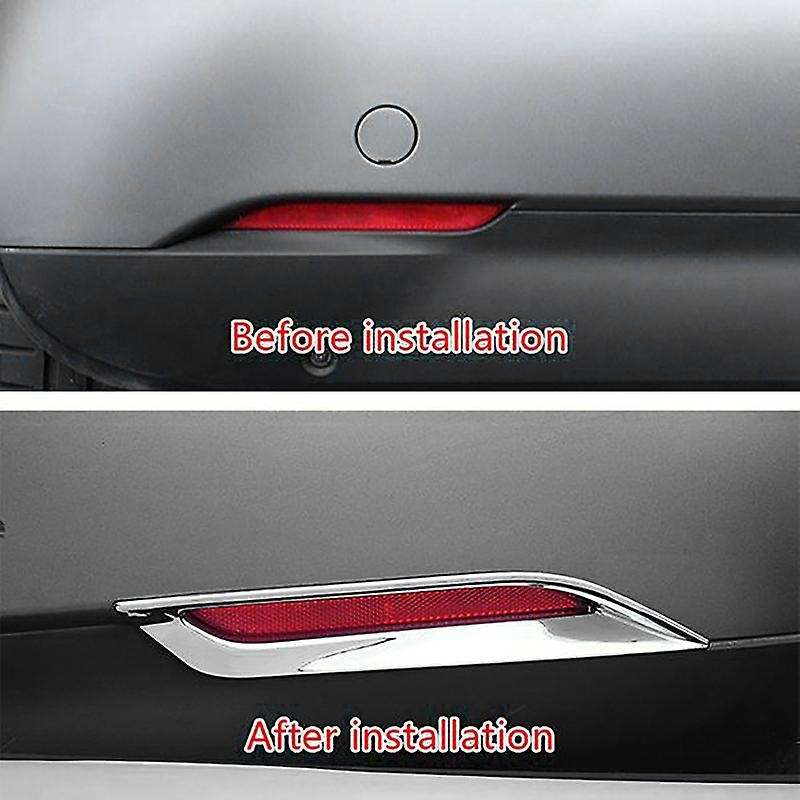 2X Car Turn Lamp Decoration Cover for 453 & 4X Car Fog Light Decoration Frame Exterior Lamp Cover