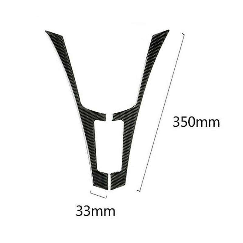 2X Carbon Fiber Interior Console Panel Trim Cover for Q50 Q60 2014-2019
