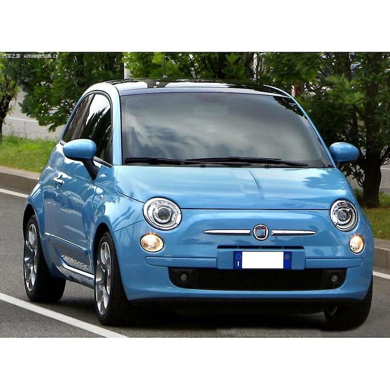 2X Carbon Fiber Style Car Front Bumper Upper Trim Moulding Styling Mouldings for 500 2007-2015 73545