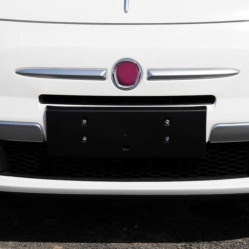 2X Carbon Fiber Style Car Front Bumper Upper Trim Moulding Styling Mouldings for 500 2007-2015 73545