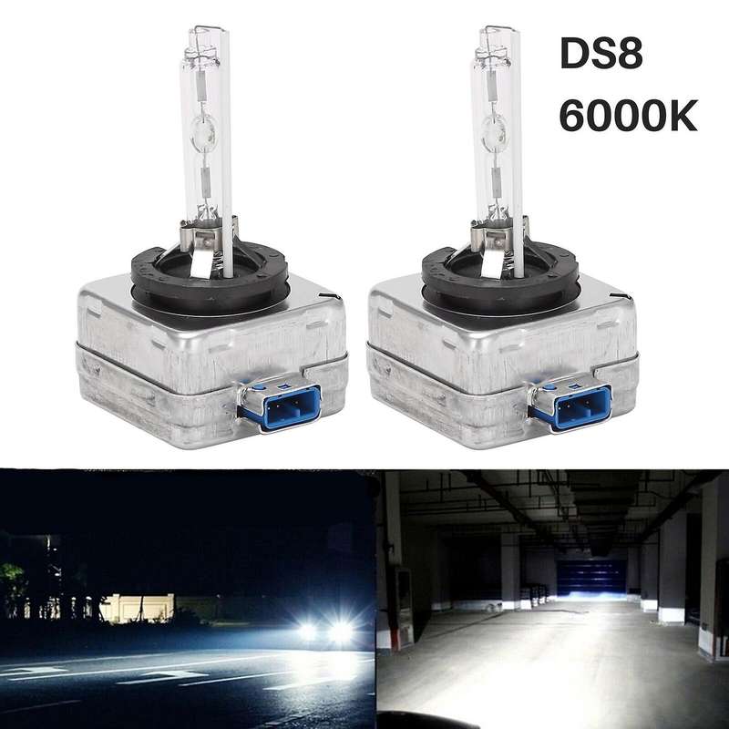 2X D8S 6000K New Xenon HID Headlight Bulbs Set 66548 66549 for Beetle Forte Focus