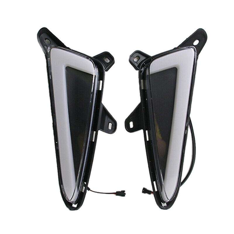 2X DRL Daytime Running Lights LED White Yellow Turn Signal for C-