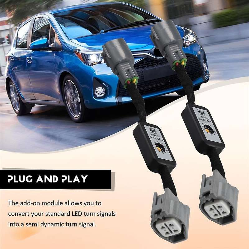 2x Dynamic Turn Signal Indicator LED Taillight Module Fits for Yaris 2022