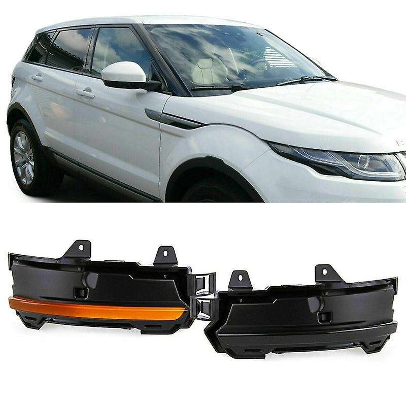 2X Dynamic LED Side Mirror Blinker Light Turn Signal Lamp for Evoque 2014-2018 Velar 2018