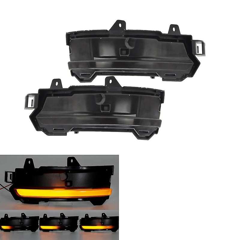 2X Dynamic LED Side Mirror Blinker Light Turn Signal Lamp for Evoque 2014-2018 Velar 2018