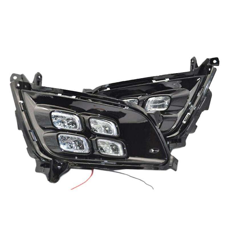 2X DRL LED Daytime Run Light Drive Fog Running Bezel for K5 2014-2015