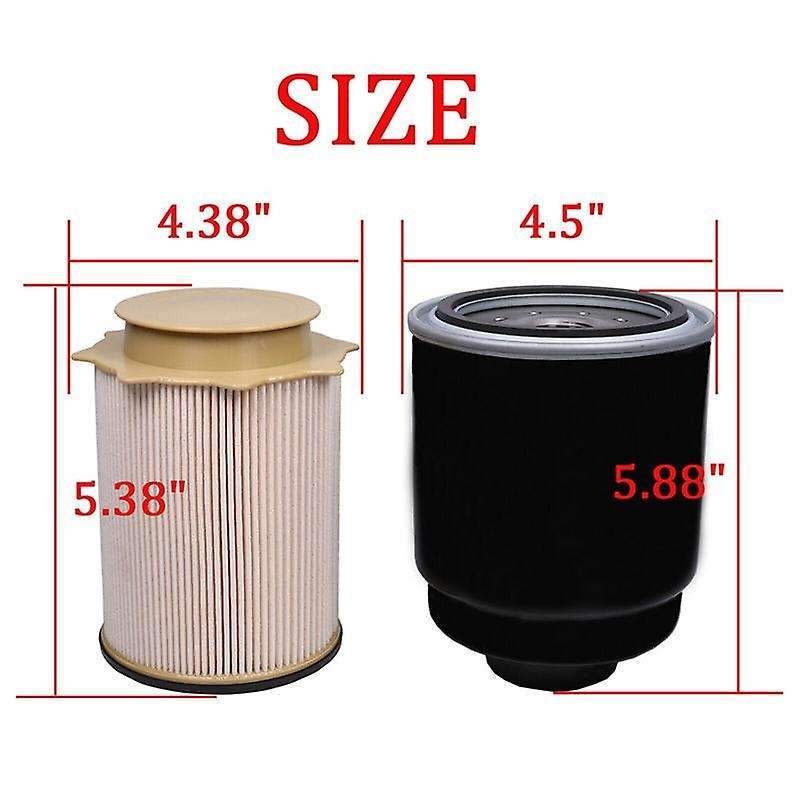 2X Fits for Ram 6.7L Fuel Filter Kit 2013-2018 2500 3500 4500 5500 Water Separate