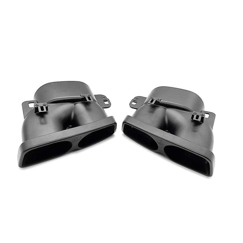 2X Exhausts Pipes for C63/S W204 S W205 W212 W213 W222 C205 15-18 Car Quad Exhaust Muffler Tips Tail