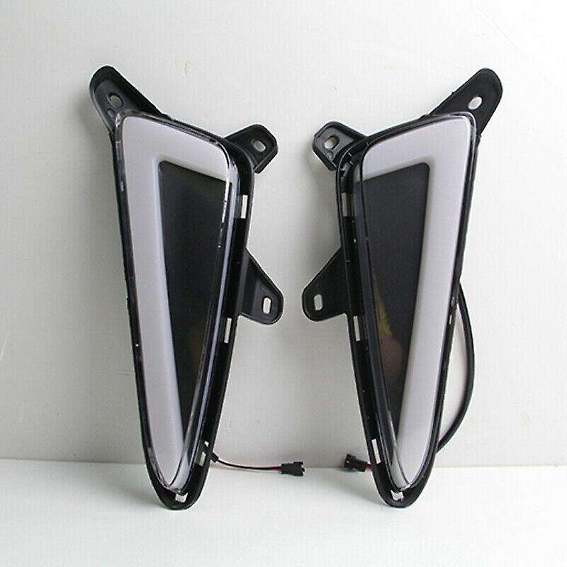 2X Fit 2016- Up for C- Led Turn Signal Daytime Running Switchback Lights,White Light