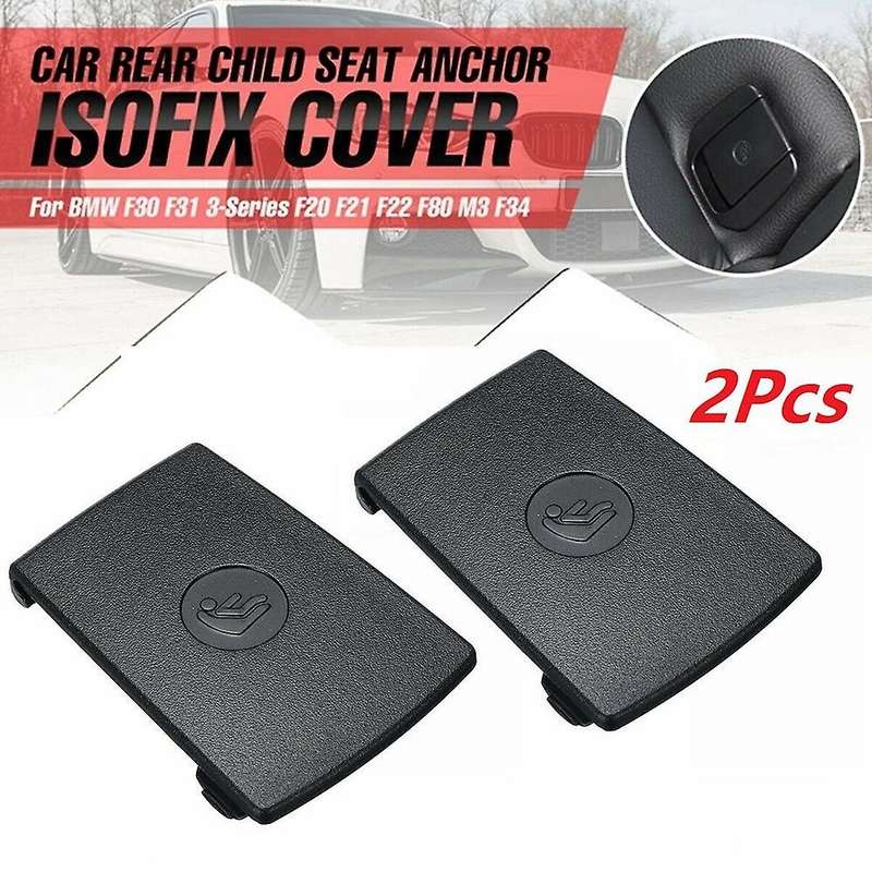 2x for -bmw F20 F30 F31 E84 E87 3-series Rear Child Seat Anchor Isofix Cover 52207319686