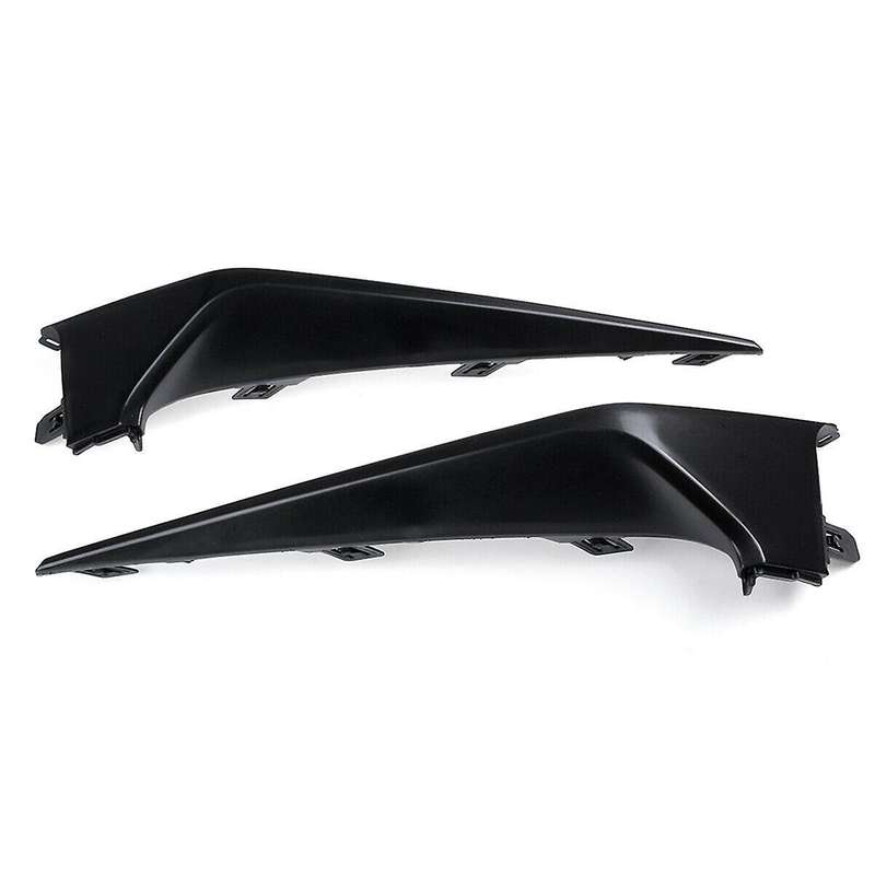 2x Front Bumper Splitter Lip Grille Lower Trim Molding Diffuser Cover Trim for 2.0l 2020-2021