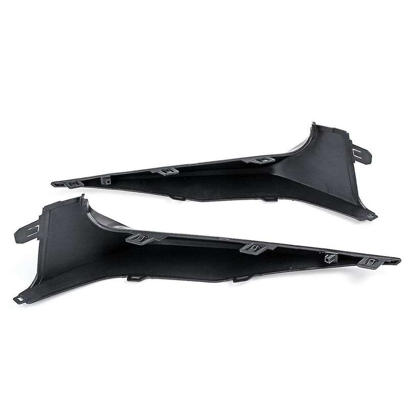 2x Front Bumper Splitter Lip Grille Lower Trim Molding Diffuser Cover Trim for 2.0l 2020-2021