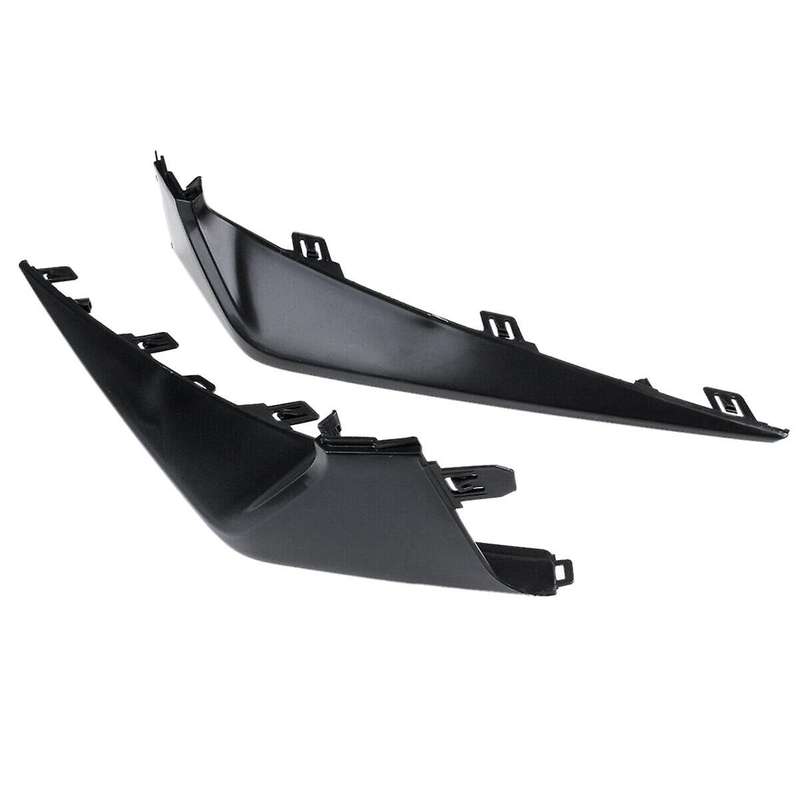 2x Front Bumper Splitter Lip Grille Lower Trim Molding Diffuser Cover Trim for 2.0l 2020-2021