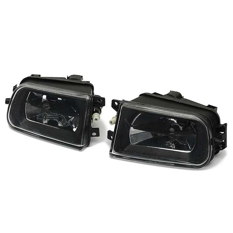 2x Front Driving Bumper Fog Light Lamp for E39 528i 540i Z3 1997-2000 Black