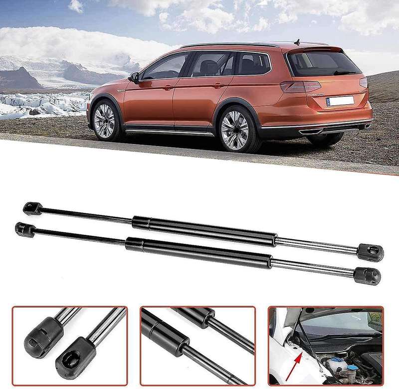 2X Front Engine Cover Bonnet Hood Shock Lift Bar Support Arm Gas Spring for Mk3 2008-2018