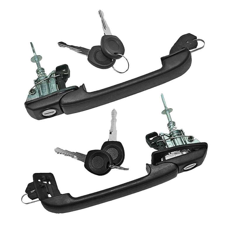 2X Front Left and Right Door Handle for Golf Mk3 III VR6 1H0837207B 1H0837207C