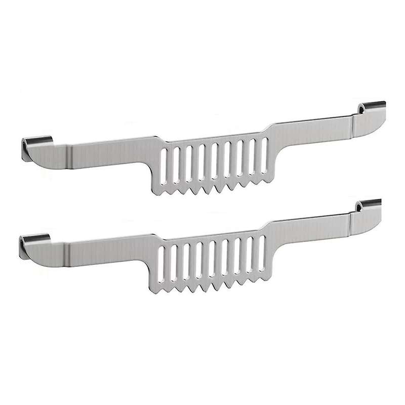 2X Griddle Spatula Holder,Stainless Steel Grill Barbecue Tool Hold Rack, , No Magnetic