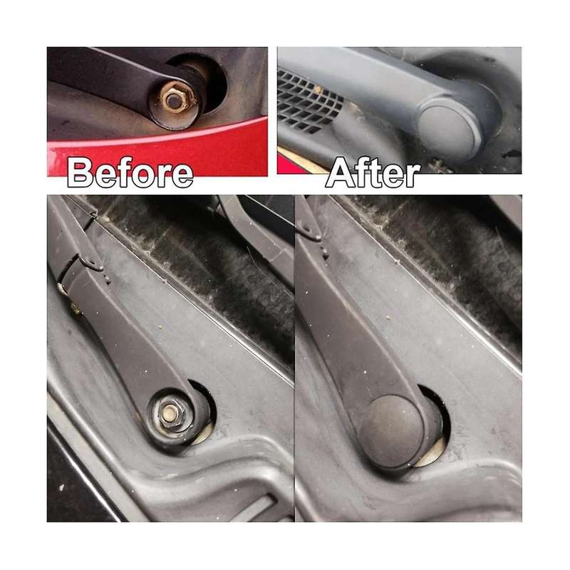 2X Front Windshield Wiper Arm Nut Cover Cap Bolt Blade Arm Nut Cap for 983804H050
