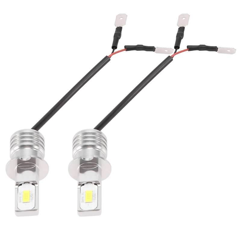 2X H3 Super LED Headlight Fog Light Driving Lamp Bulb Kit 6000K White 100W