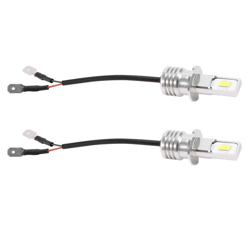 2X H3 Super LED Headlight Fog Light Driving Lamp Bulb Kit 6000K White 100W