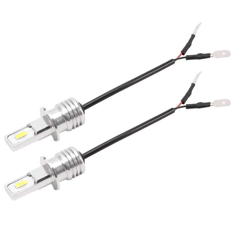 2X H3 Super LED Headlight Fog Light Driving Lamp Bulb Kit 6000K White 100W
