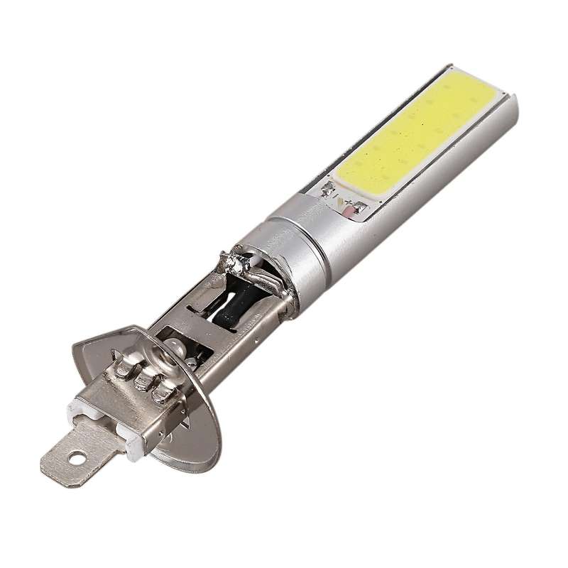 2X H1 Xenon White 6000K 7.5W COB LED SMD DRL Driving Fog Beam Head Light Bulb