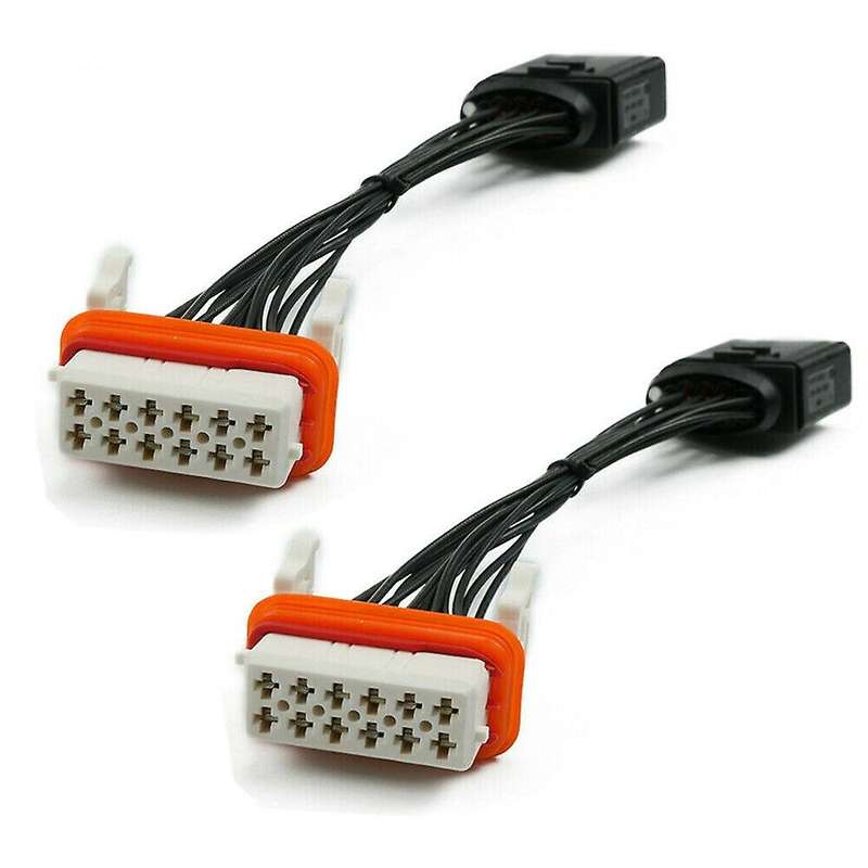 2X Headlight Wiring Harness Left Right for for 95563123911