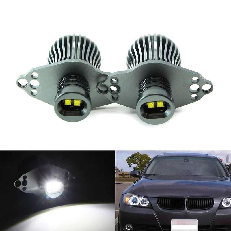 2x Led Angel Eye Marker Bulbs for E90 3 Series 20w Xenon White High Power Led Light