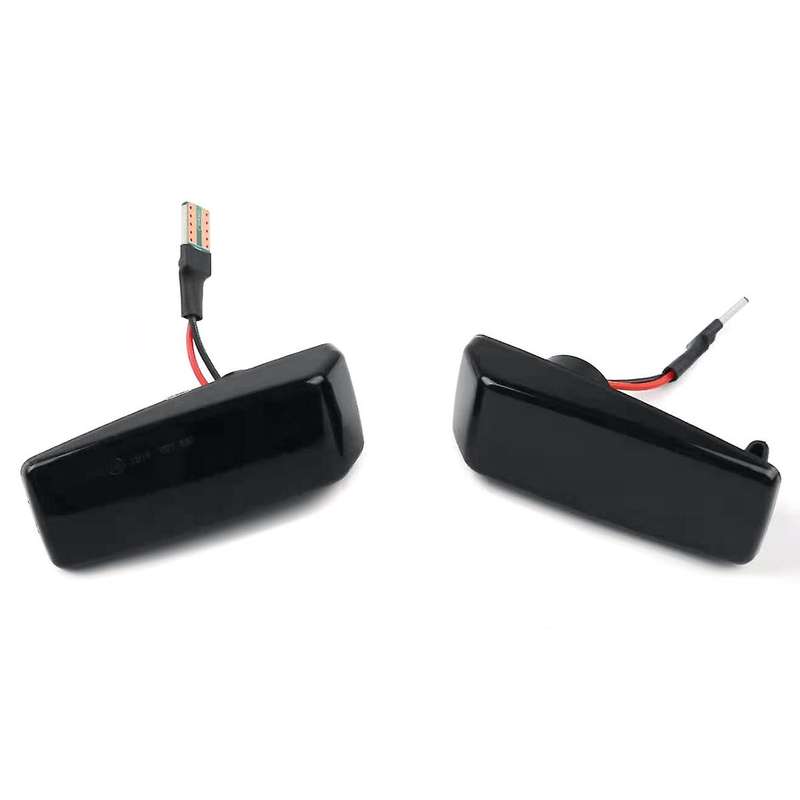 2X LED Dynamic Side Maker Repeater Lights Turn Signal Lamp for C E S SL W201 190 W202 W124 W140 R12
