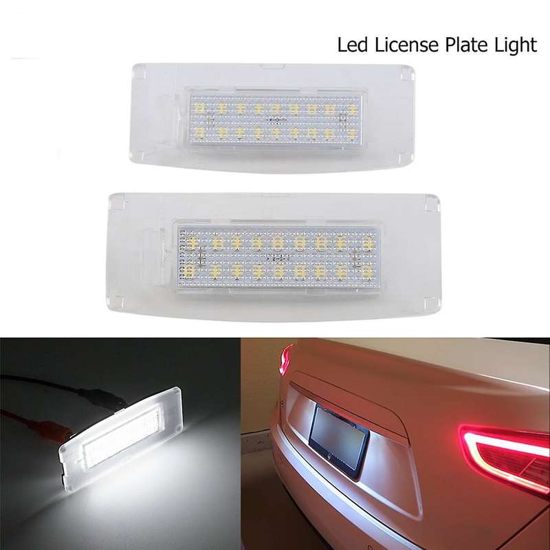 2x LED License Plate Light Tag Lamp for III M157 2014-2020 673001401