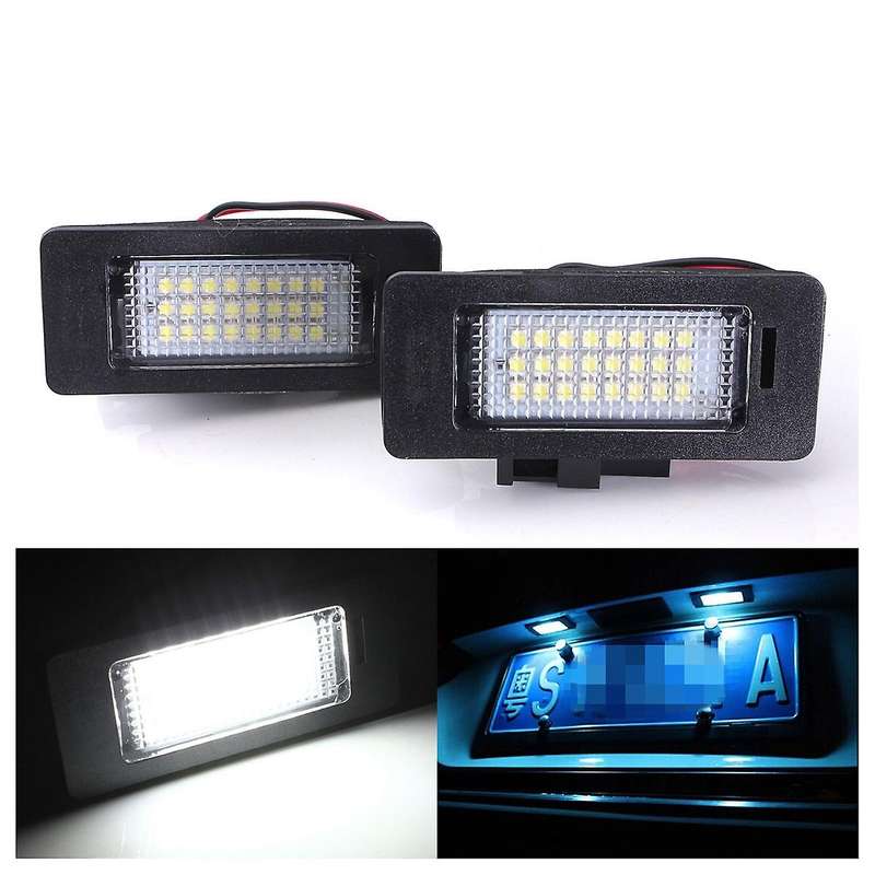 2x License Number Plate LED Light Lamp for A4 A5 Q5 S5 TT 08-13 Error Free