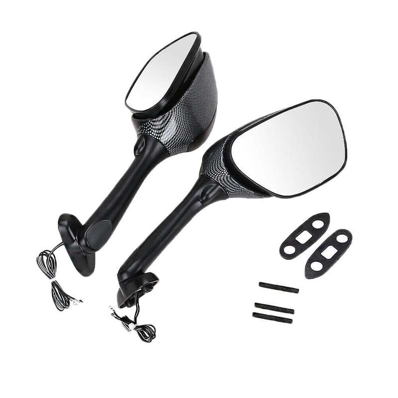 2X Motorcycle LED Turn Signal Rear View Mirrors for GSXR600 GSXR750 2006-2012 GSXR 1000 2005-2008