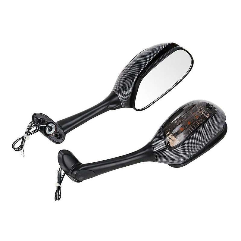 2X Motorcycle LED Turn Signal Rear View Mirrors for GSXR600 GSXR750 2006-2012 GSXR 1000 2005-2008