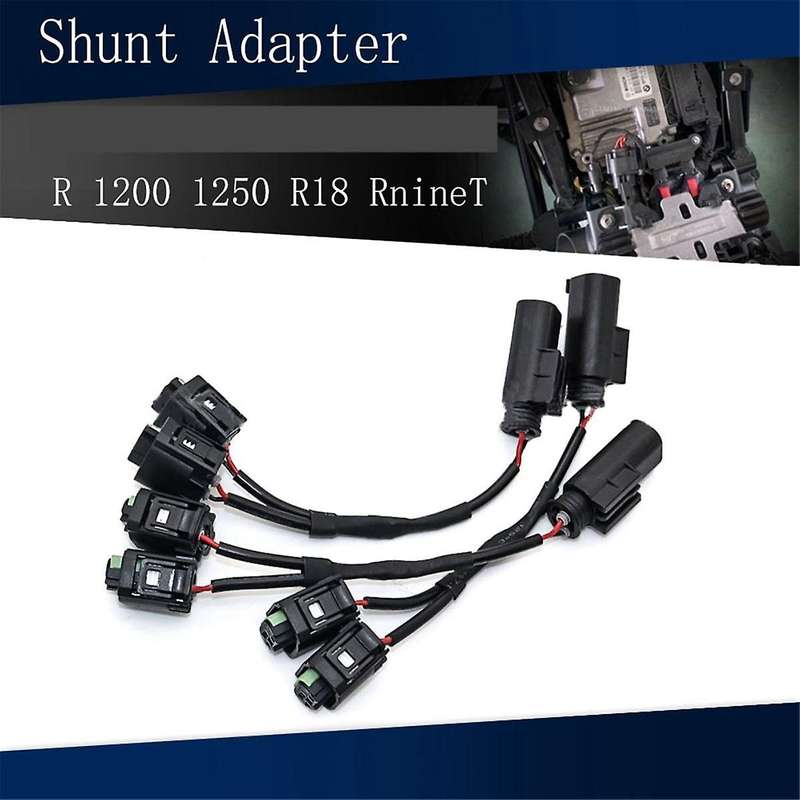 2X Motorcycle Shunt Circuit Socket Extension Adapter Quick Connect Cable for BMW R1200GS R1250GS R 1