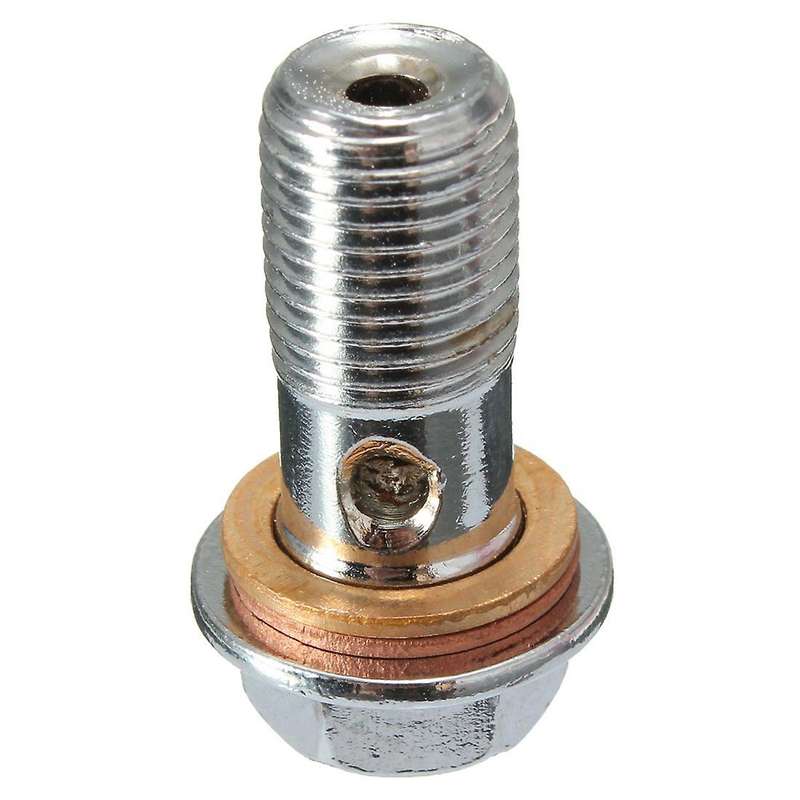 2x Motorcycle Stainless Brake Bolt M10 x1.0mm Caliper Master Cylinder