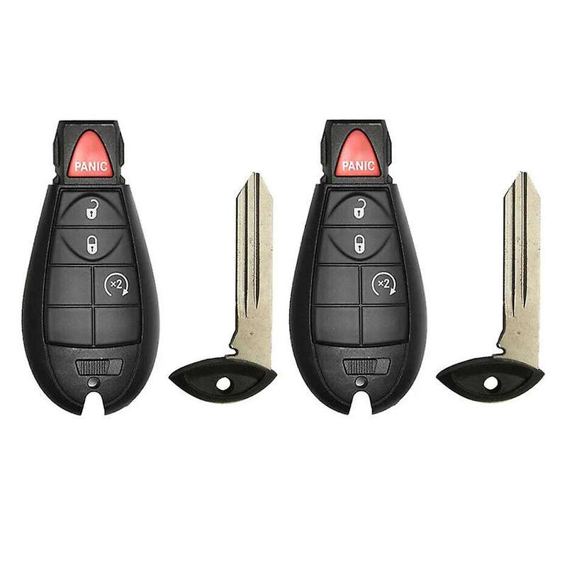 2X New 4 Button Automotive Keyless Entry Remote Key Fit for IYZ-C01C