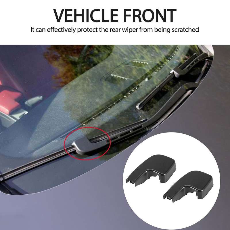 2X New Front Windshield Wiper Arm Covers Caps Compatible Bmw 3 E90 E91 E92
